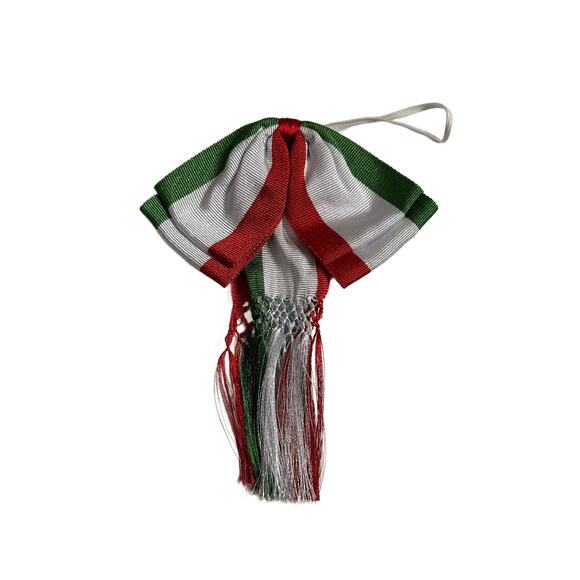 Mexican bow tie tricolor silver embroidery - Picture 1 of 1